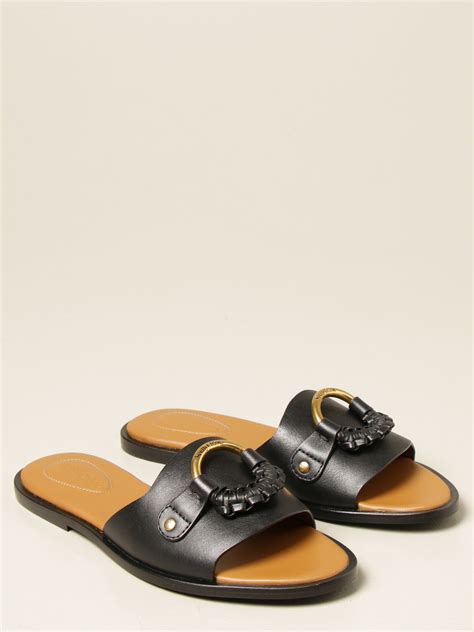 chloe sandals sale|see by chloe flat sandals.